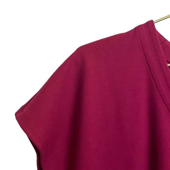 J. Jill Wearever Collection Pocket Dress Boysenberry Size Small NWT - Picture 4 of 8